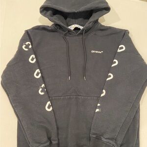 Off-White Black Hoodie for Men